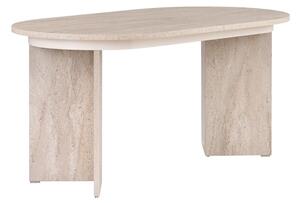 Rozkladací jedálenský stôl NEL 160x90 cm travertín