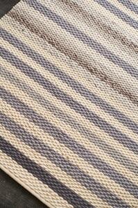 Diamond Carpets koberce Ručne viazaný kusový koberec MCK Strop DE 2263 Pastel Brown Mix - 120x170 cm