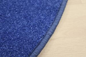 Vopi koberce Kusový koberec Eton modrý 82 kruh - 300x300 (priemer) kruh cm