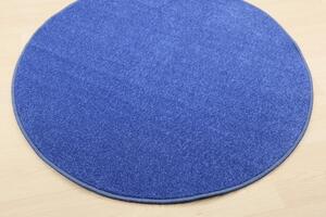 Vopi koberce Kusový koberec Eton modrý 82 kruh - 400x400 (priemer) kruh cm