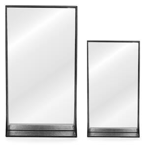 FLHF Zrkadlo Pisca čierna, 40,5x25,5x10,5