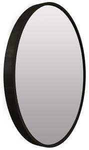 Čierne okrúhle zrkadlo TELA Priemer zrkadla: 60 cm