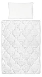 KLUPS Výplň perinka + vankúš do postieľky zimná Lux winter white 135 x 100 + 60x40 cm WPL_ZIM_135X100