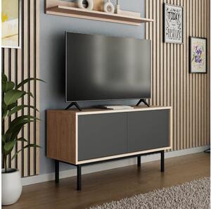 MIRJAN 24 TV stolík BASIC 57x104 cm hnedá/antracit MJ0029 + záruka 3 roky zadarmo