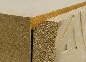 Saragoza barová skrinka zlatá 100x140 cm