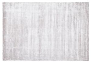 Koberec svetlosivý z viskózy 140 x 200 cm všívaný s krátkym vlasom moderný dizajn