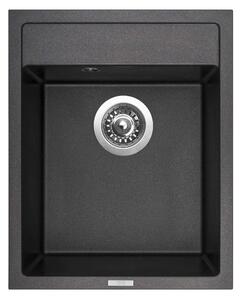 Granitový drez Sinks CLASSIC 400 Metalblack