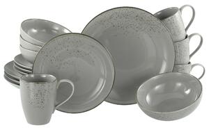 KOMBINOVANÝ SERVIS, 16-dielne, kamenina Creatable - Online Only bytové doplnky, Online Only