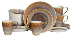 KOMBINOVANÝ SERVIS, 16-dielne, kamenina Creatable - Online Only bytové doplnky, Online Only
