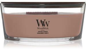 Woodwick Crystal Ginger vonná sviečka s dreveným knotom 453.6 g