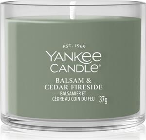 Yankee Candle Balsam & Cedar Fireside votívna sviečka 37 g