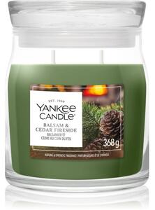 Yankee Candle Balsam & Cedar Fireside vonná sviečka 368 g