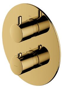OMNIRES - Termostatická sprchovo-vaňová batéria Y - podomietková - zlatá