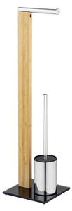Bambusový stojan na toaletný papier s kefou Tindari - Wenko