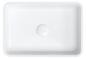 OMNIRES - Umývadlo na dosku Parma - M+ - 50 x 35 cm - biela