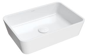 OMNIRES - Umývadlo na dosku Parma - M+ - 50 x 35 cm - biela