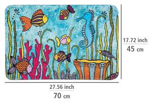 Textilná kúpeľňová predložka 45x70 cm Rollin'Art Ocean Life - Wenko