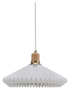 Halo Design 744169- Závesný luster na lanku PARIS 1xE27/60W/230V pr. 40 cm biela/mosadz/dub