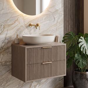 Kúpeľňová skrinka pod umývadlo Rea Mono 60cm Grey Oak