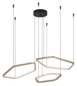 Eglo 390505 - Stmievateľný LED luster na lanku ESTRELLA LED/50W/230V, mosadz + diaľkové ovládanie