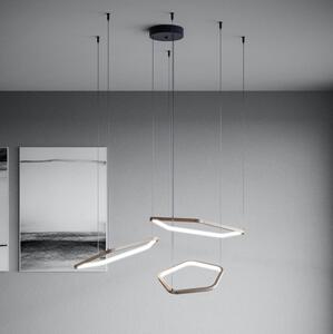 Eglo 390505 - Stmievateľný LED luster na lanku ESTRELLA LED/50W/230V, mosadz + diaľkové ovládanie