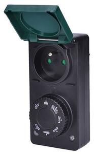 SOLIGHT Časovač so súmrakovým senzorom, 230V, 3600W, IP44