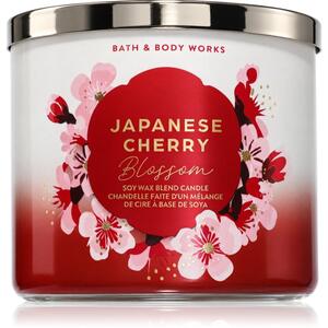 Bath & Body Works Japanese Cherry Blossom vonná sviečka 411 g