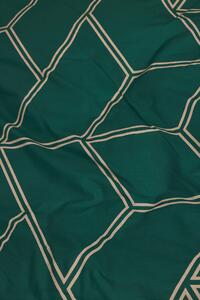 Obliečky Geometry zelená 140x200 cm