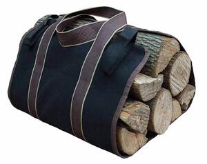 FIREWOOD Bag Taška na drevo čierna - nosič na drevo T007