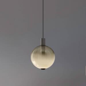 OLEV LED závesné svietidlo BEAM STICK NUANCE, sivá, Ø 20 cm, 927, Hliník / sivá / zinok, Obývacia izba / jedáleň, Sklo, Dizajn