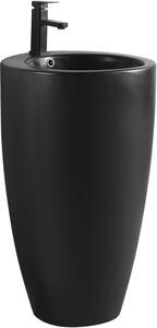 Mexen Alona, voľne stojace umývadlo 49x48x82,5 cm, čierna matná, 26094870