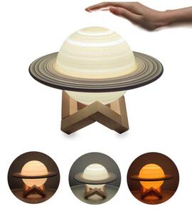 Nočná lampa v tvare Saturna - Moonlamp
