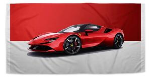 Sablio Uterák Ferrari na červeno-bielej - 30x50 cm
