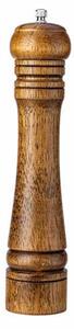 Drevený ručný mlynček na korenie alebo soľ biely 27cm