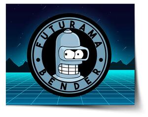 Sablio Plagát Futurama Bender Štvrtá dimenzia - 60x40 cm