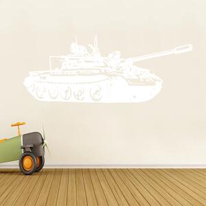 Sablio Samolepka na stenu: Tank - 60x24 cm