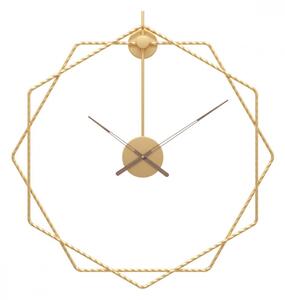 Dizajnové nástenné hodiny Stars Gold 60cm