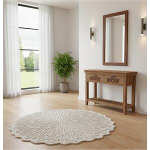 Koberec ASKART 150x150 cm z pravej vlny