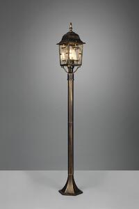 Klasická záhradná lampa 100 cm E27 60W VOLTURNO Trio