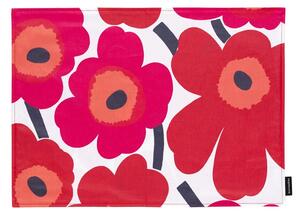 Marimekko Prestieranie Pieni Unikko 31x42, červeno-biele