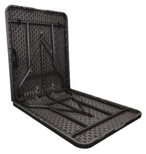 TENTino Skladací stôl IMITÁCIA DREVA 180x76 cm POLENÝ