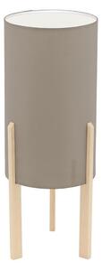 Eglo 97893 - Stolná lampa CAMPODINO 1xE27/60W/230V výška 400mm taupe