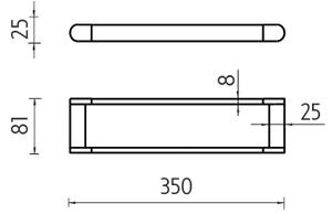 Nimco Držiak na uteráky, 35 cm NAVA - NA 28035