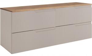 MODERN kašmír K120DC závesná skrinka pod umývadlo 120 cm