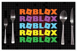 Sablio Prestieranie ROBLOX Farebný text: 40x30cm