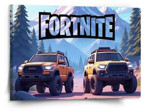 Sablio Obraz FORTNITE Off-road autá - 150x110 cm