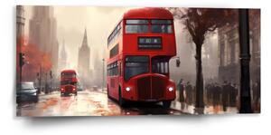 Sablio Obraz Londýn Double-decker 1 - 110x50 cm