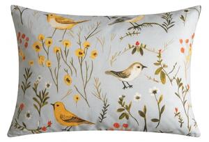 Obliečka na vankúš z mikrovlákna SPRING BIRDS 50x70 cm, farebný