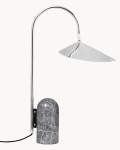 Veľká nastaviteľná stolová lampa's mramorovým podstavcom Arum