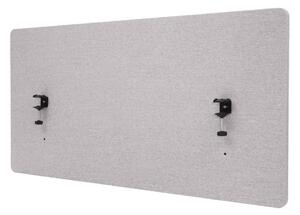Akustický panel na stôl HWC-G75 - dvojstenná látka/textil - 60x120 - sivá